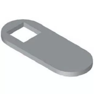 Tongue Straight Metal Furniture Lock 41*16Mm 40*16