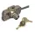 Cyl. Furniture Bar Lock, 15mm, 2K, Rotary, Fl168 Body