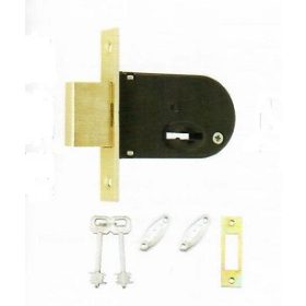   Riegelschloss mit Gravur, doppelflügelig (blau) Same Z. Anbo Ka