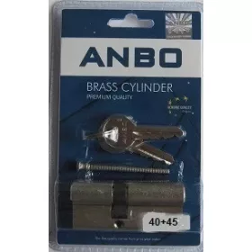 Hengerzárbetét 40/45mm 3k. króm anbo2200 bliszteres