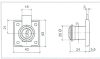 Cil.Bútorzár Rász.20Mm Fiókhoz Azonos Lehmann 391