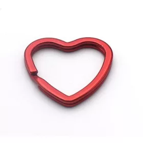 Keychain Heart Red 30Mm 41-9