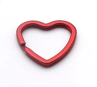Keychain Heart Red 30Mm 41-9