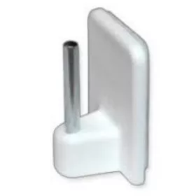 Stained Glass Hook with Base Self-Adhesive White