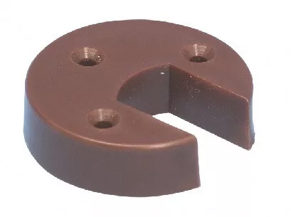 Suport pentru bară de dulap maro Art.