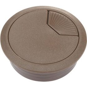 Ieșire cablu 60 mm, plastic rezistent, maro. 84404