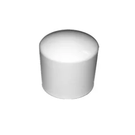 Stuhlbeinsockel D=27 Kunststoff /Slipper/ Weiß