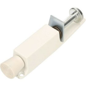 Door Stop 130 Mm Small White With Tread
