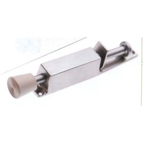 Door Stop 130 Mm Small Silver With Footrest
