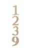 House Number /Door Number/ 0-80Mm Copper