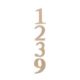 House Number /Door Number/ 0-80Mm Copper