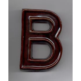 Hausnummer /Buchstabe/ B. 120mm Keramik