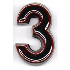 Hausnummer 3 120Mm Keramik
