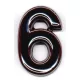 Hausnummer 6-9 120Mm Keramik