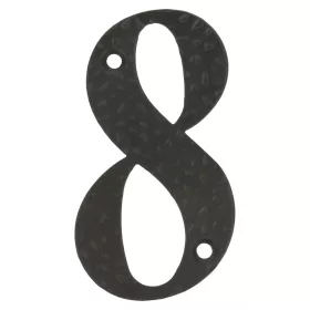 Hausnummer 8 100Mm Schwarz Amig Metall