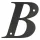 Hausnummer /Buchstabe/ B 100Mm Schwarz Amig Metall