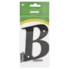 Hausnummer /Buchstabe/ B 100Mm Schwarz Amig Metall