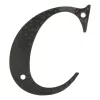 Hausnummer /Buchstabe/ C 100Mm Schwarz Amig Metall