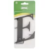 Hausnummer /Buchstabe/ E 100Mm Schwarz Amig Metall