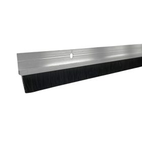 Door Brush 1M Screw-on Alu. 48-2