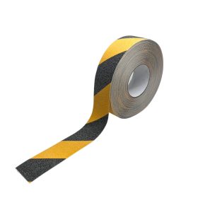   Jelölőszalag Öntapadó-Csúszásgátló Sárga-Fekete 50Mm*25M