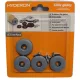 Glisoare pentru mobilă din plastic, cu șuruburi, 30 mm, pachet de 4 bucăți Hyderon