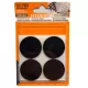Furniture Glide Felt Self-Adhesive 35Mm Black 4Pcs/Pack Hyderon