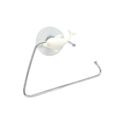 WC PAPÍR TARTÓ ÖNTAPADÓS DELFIN FEHÉR