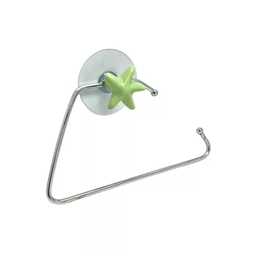 WC PAPÍR TARTÓ ÖNTAPADÓS CSILLAG ZÖLD