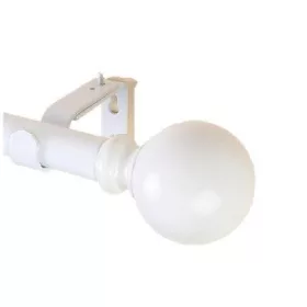 Gardinenstange 1,6-3 m, weiß, Kugelende, C080-2-B