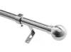 Gardinenstange 1,6-3 m, Chrom, Kugelende, C080-3-B