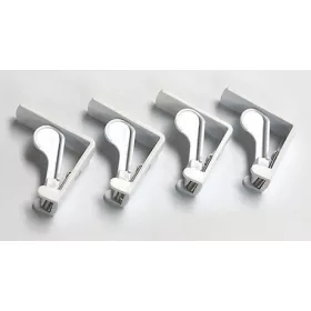 Tablecloth Clamp White 4Pcs/Pack