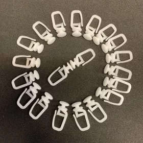 Gardinenschieberhaken Alu Karnish.20Stk/Box Kunststoff