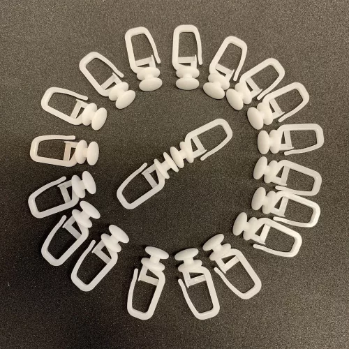 Gardinenschieberhaken Alu Karnish.20Stk/Box Kunststoff