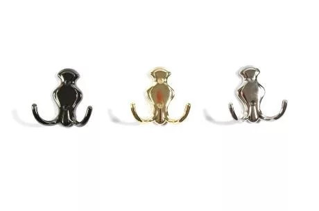 Cuier mic cu 2 ramuri galben M 319 S