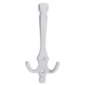 Suport pentru pălării cu cârlige, cu vârf, alb M 306 F