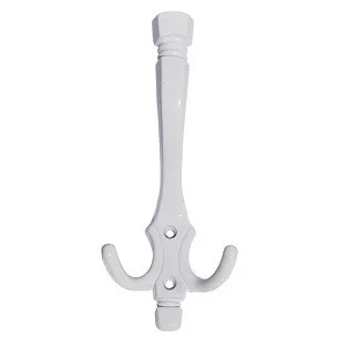 Suport pentru pălării cu cârlige, cu vârf, alb M 306 F