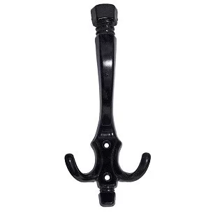 Suport pentru pălării cu cârlige, cu vârf, negru M 306 Negru