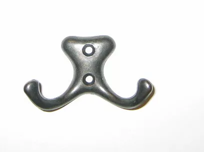 Periuță de dinți mică cu 2 ramuri, netedă, maro, M 320 B