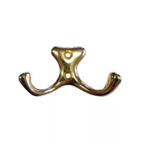 Cuier mic cu 2 ramuri, galben simplu, M 330 S