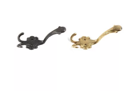 Suport pentru pălării cu cârlige, model punctat, maro, M 278 B