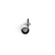 Ball Wheel M8 45Mm Threaded Rubber Mdf/7