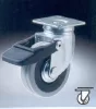 Wheel Rubber 63Mm Braked, Load 30Kg Dp/1/2/7