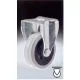 Wheel Rubber 80Mm Fixed 40Kg Grey Dsf/1/7