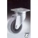 Wheel Rubber 80Mm Rotating 40Kg Filter Dp1/7