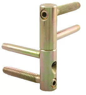 Door Hinge Approx. 16Mm 4Legs 3Dim.-A-Yellow Import