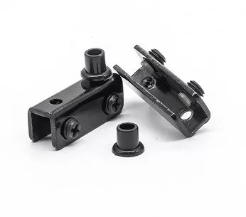 Hifi Door Hinge Pair/Glass Door Hinge/Simplex Black