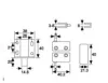 Hifi Door Hinge Pair/Glass Door Hinge/Simplex Black