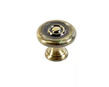 Mâner decorativ pentru mobilă, 27 mm, cupru antic, C-595,6190