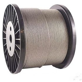 Drahtseil 8 mm/50 m, verzinkt, Din3055